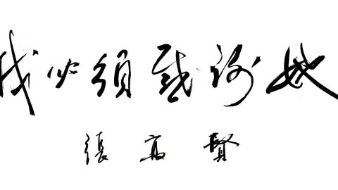 真的張高賢、我必須感謝她