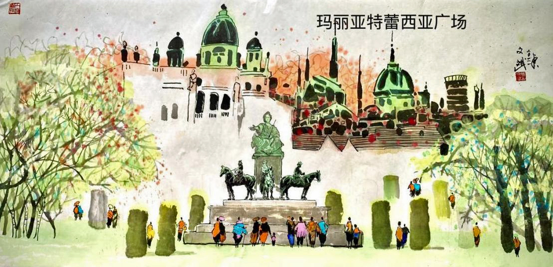 畫家張文斌作品賞析