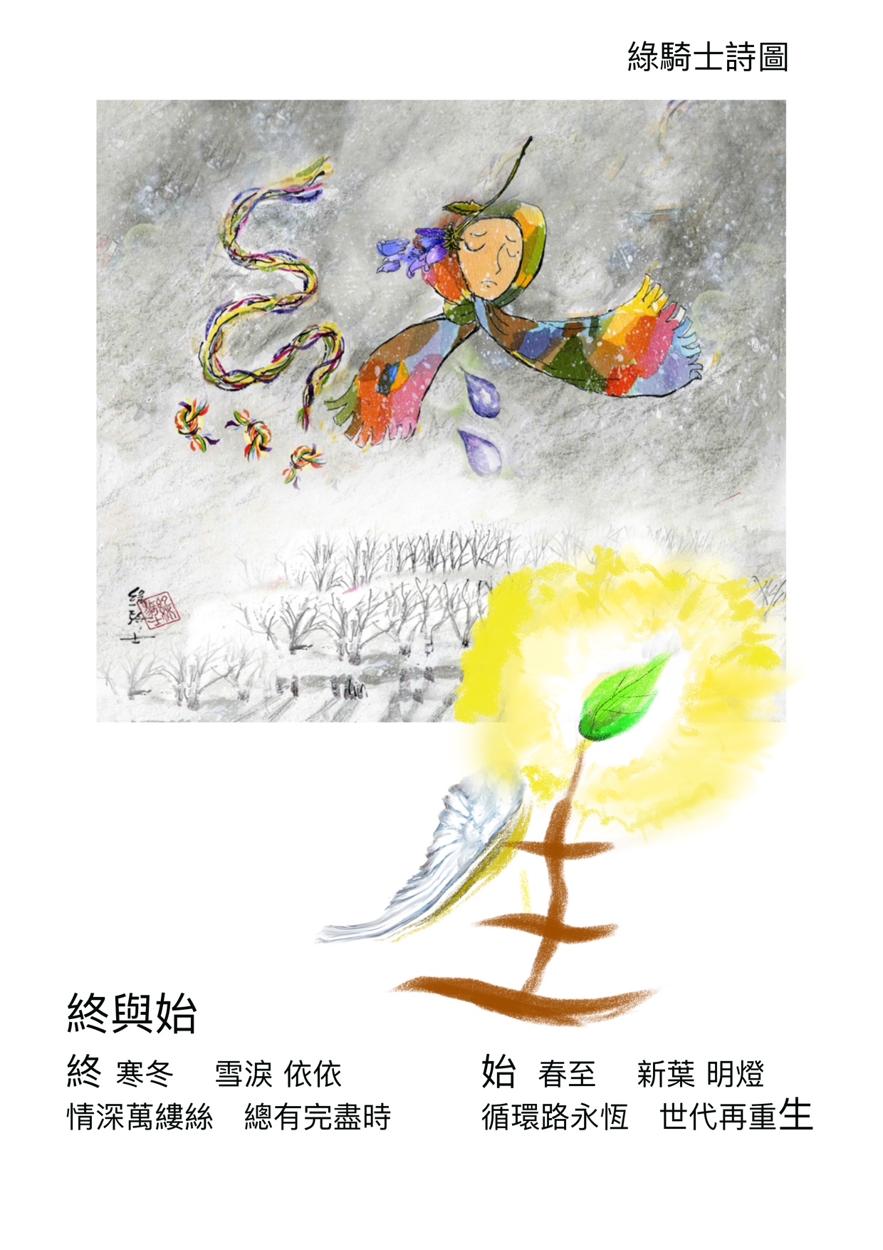 詩圖：終與始