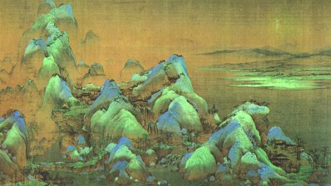 致敬《千里江山圖》畫家王希孟